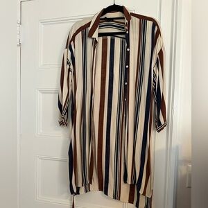 Top Shop Long Sleeve Shirt dress